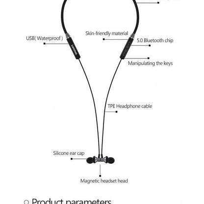 Lenovo HE05x Wireless Bluetooth Hi-Fi Sports Earphone