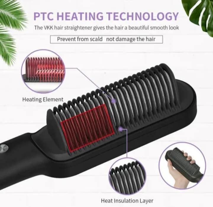 Straight Comb hair Straightener LF909