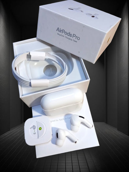 Airpods Pro 3rd Gen TWS (True Wireless Stereo) Bluetooth Earbuds Dual Earphones Headset (Connect With All Bluetooth Devices)