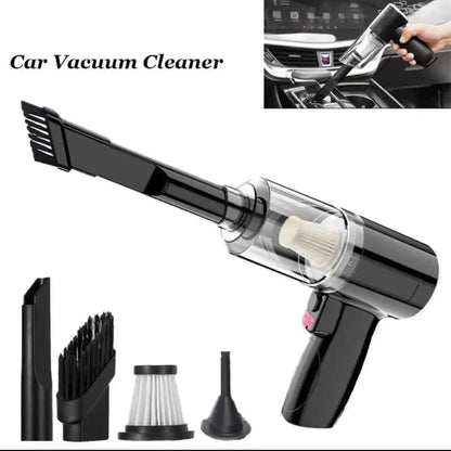 3 In 1 Vacuum Cleaner Dual Mode Cordless Handheld Wireless Handy Portable light weight Vacuum Cleaner with LED Light, Dust Collection Lighting Mini Wet Dry Vacuum for Car Sofas Carpet Interior &Home Office Cleaning Tool Strong suction