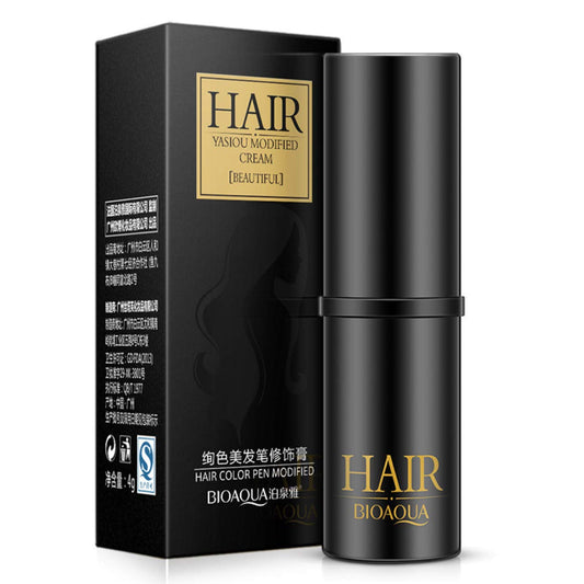 BIOAQUA  Temporary Hair Dye Cream Mild Fast One-off Hair Color Pen Cover White Hair DIY Styling Makeup Stick
