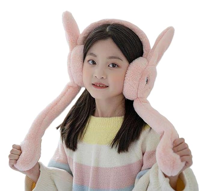 Plushy Cute Moving Ear Muffs