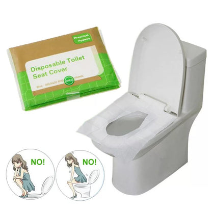 Portable Disposable Toilet Seat Cover Mat Toilet Paper Pad Bathroom Accessories for home or public convenience