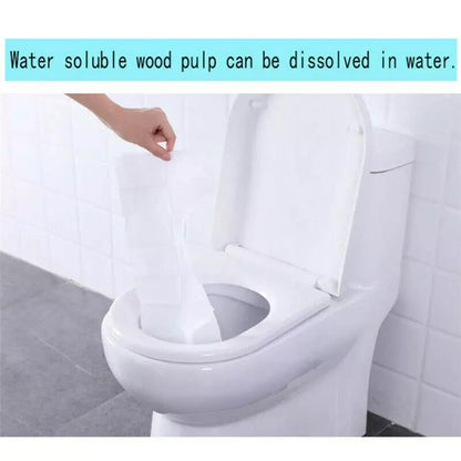 Portable Disposable Toilet Seat Cover Mat Toilet Paper Pad Bathroom Accessories for home or public convenience
