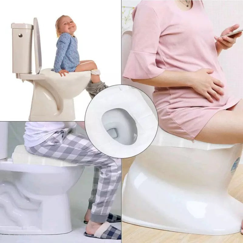 Portable Disposable Toilet Seat Cover Mat Toilet Paper Pad Bathroom Accessories for home or public convenience