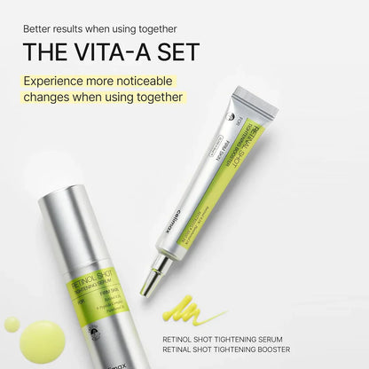 celimax The Vita A Retinal Shot Tightening Booster | 0.1% Retinal, Pore Minimizer, Wrinkles & Fine Lines, Firmer Skin, 15ml