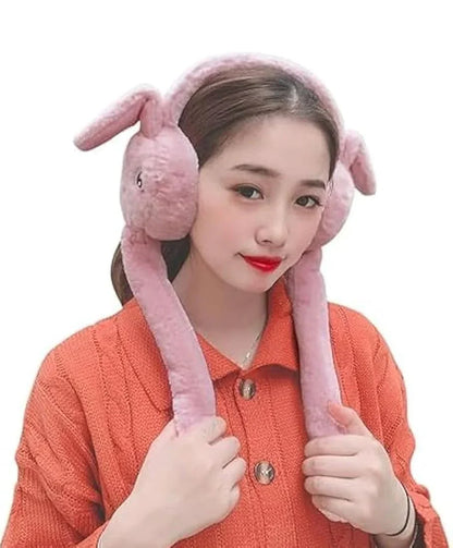 Plushy Cute Moving Ear Muffs