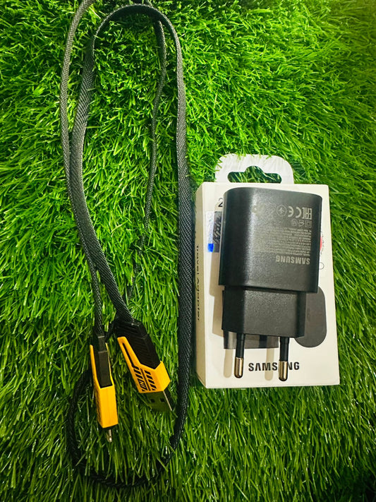 4 in 1 charging cable + 25-Watt Adapter Available 50% Discount
