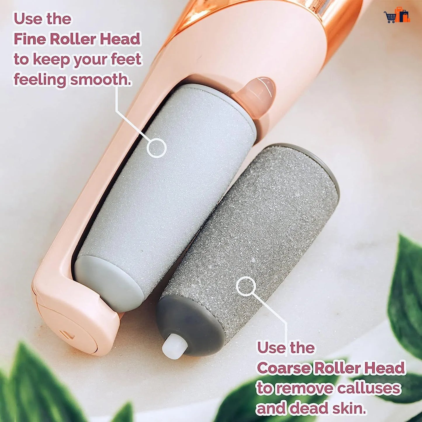Electric Foot Callus Remover for Feet - Foot Scrubber for Dead Skin - Rechargeable Pedicure Tool Callus Remover for Feet Electronic Foot File - Feet Care for Removes Dry Hard and Dead Skin Ideal Gift