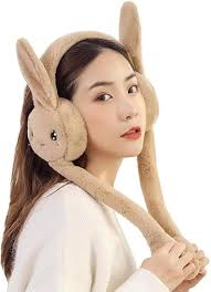 Plushy Cute Moving Ear Muffs